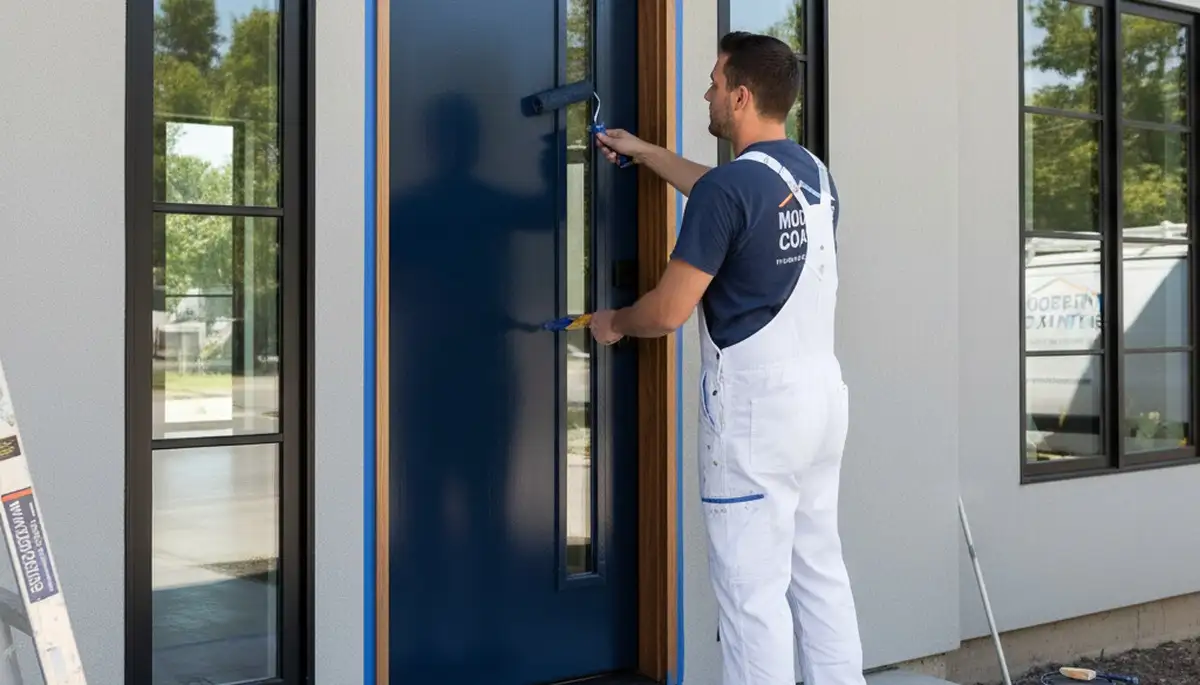 Professional door painting and refinishing by expert house painters in Tampa, FL