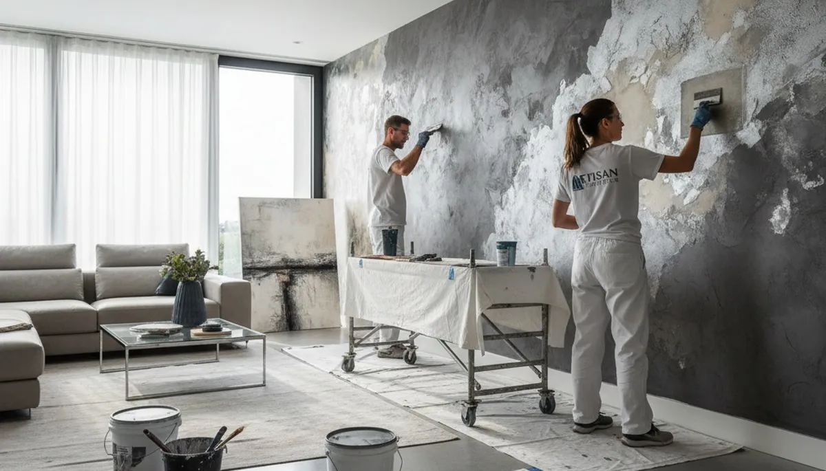 Professional faux painting and decorative wall finishes by expert painters in Tampa, FL