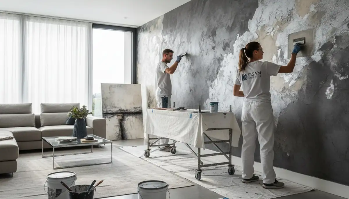 Professional faux painting and decorative wall finishes by expert painters in Tampa, FL