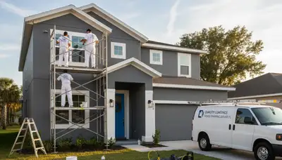 Professional house painting service in Tampa, FL for residential exterior and interior painting