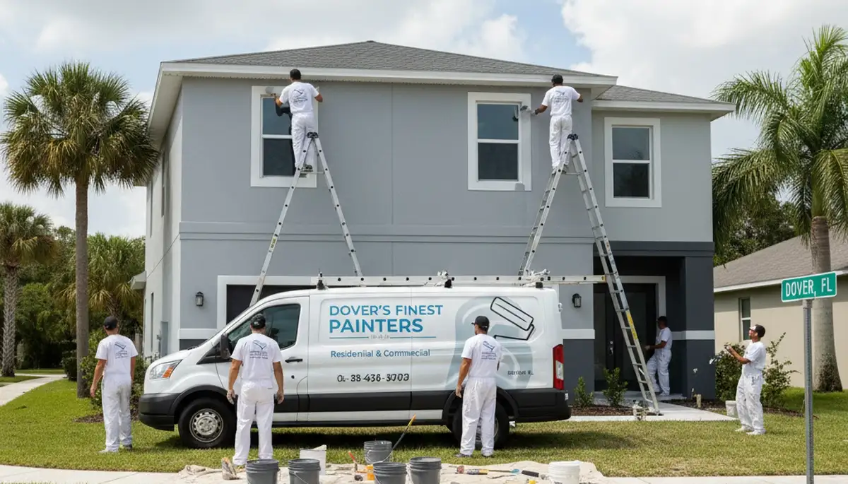 House painters in Tampa, FL providing professional residential painting services