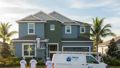 Professional house painters providing exterior home painting services in Tampa, FL