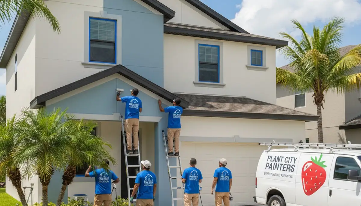 Professional house painters in Tampa FL providing expert residential painting services