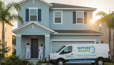 House painting services in Tampa, FL by professional painters for residential exterior and interior projects