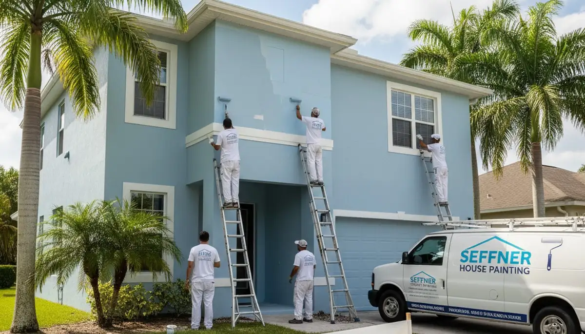 Professional house painting service in Tampa, FL for residential exterior and interior projects