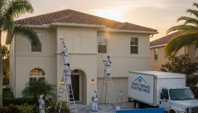Professional house painters serving Tampa, FL for residential interior and exterior painting services