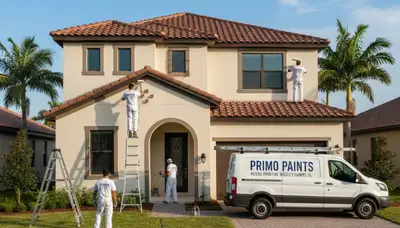 Professional exterior house painting service by painters in Tampa, FL