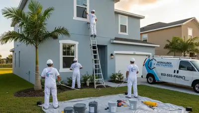 Professional house painters in Tampa FL providing expert exterior home painting services