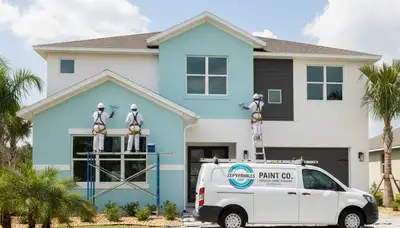 Professional house painters in Tampa FL providing exterior and interior home painting services