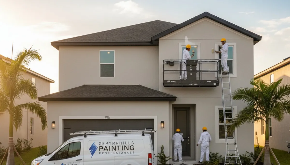 Professional house painters providing exterior home painting services in Tampa, FL