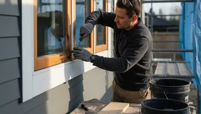 Professional wood rot repair and exterior wood restoration by house painters in Tampa, FL